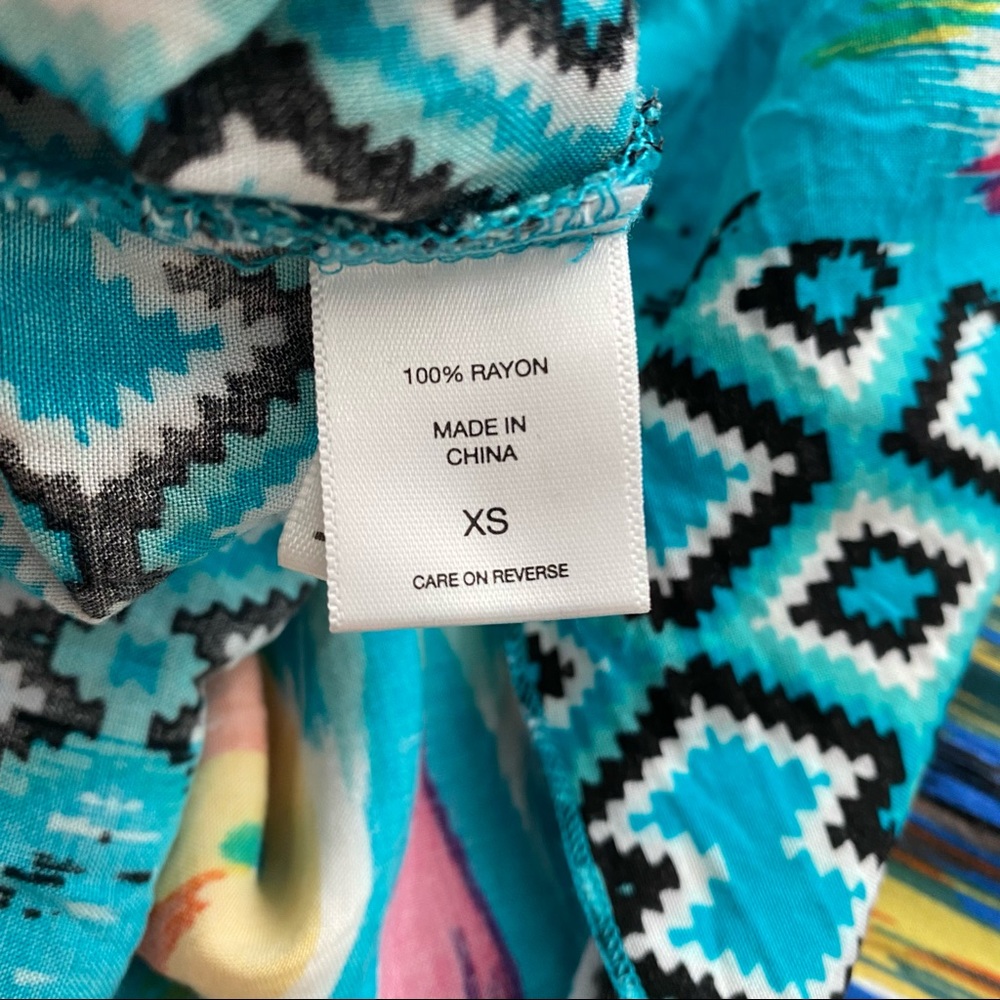 New York and Company Multi-color Dress in XS - Picture 7 of 14
